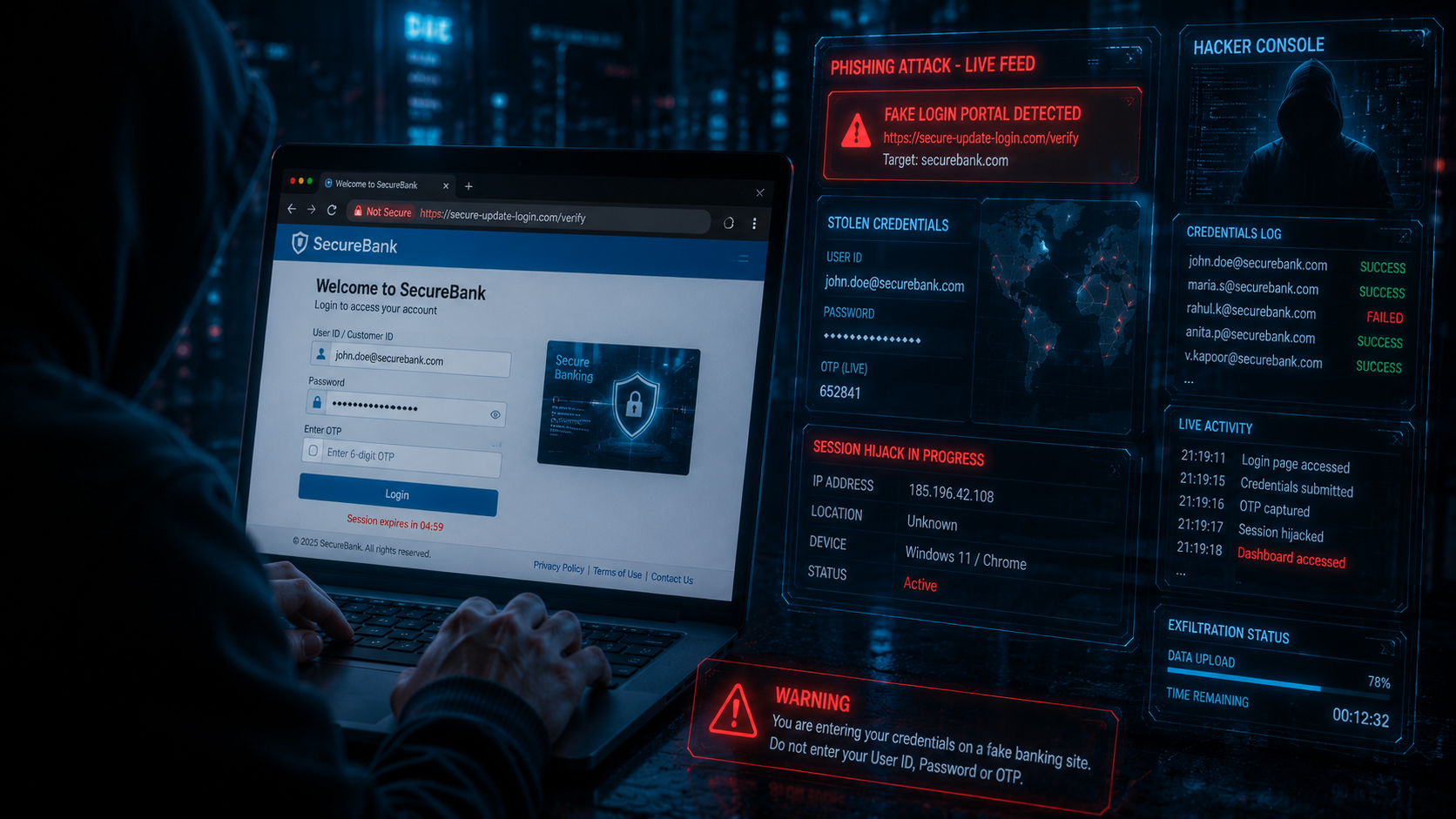 Phishing Login Page